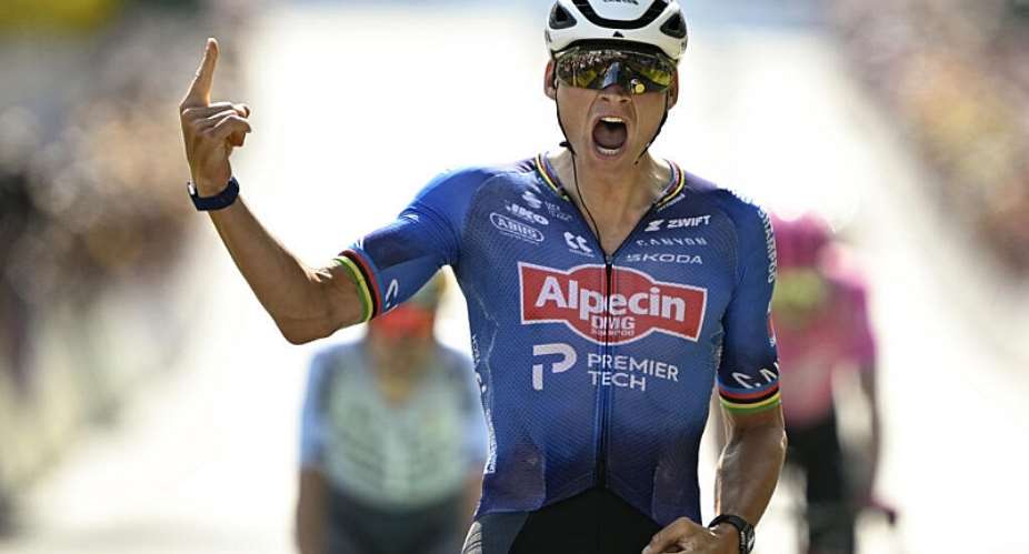 Former world champion Mathieu van der Poel had previously won Tour de France stages in 2021 and 2025 -  Loic Venance, AFP