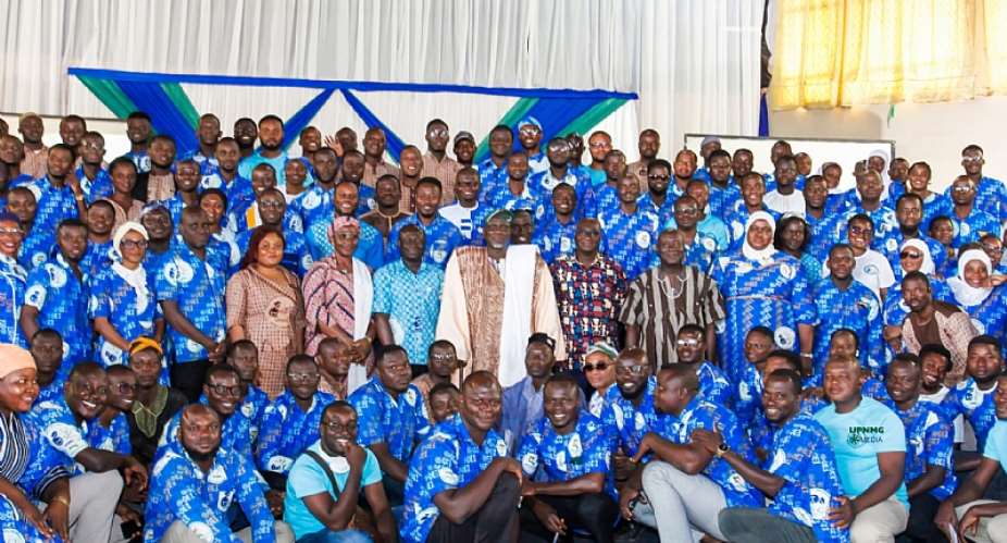 Group photograph of leaders, guests and members of the UPNMG at thd unions conference in Tamale.