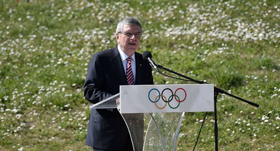 Thomas Bach has said it would have been easier to cancel Tokyo 2020 instead of postponing the Games to next year Getty Images