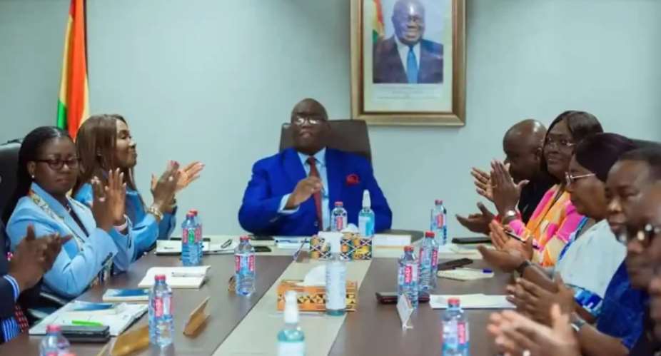 Joe Ghartey, Board congratulate GRA management, staff for exceeding 2024 mid-year revenue target
