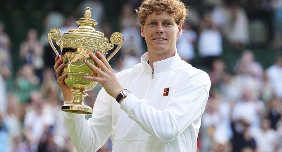 Jannik Sinner beats Carlos Alcaraz to win his first Wimbledon title