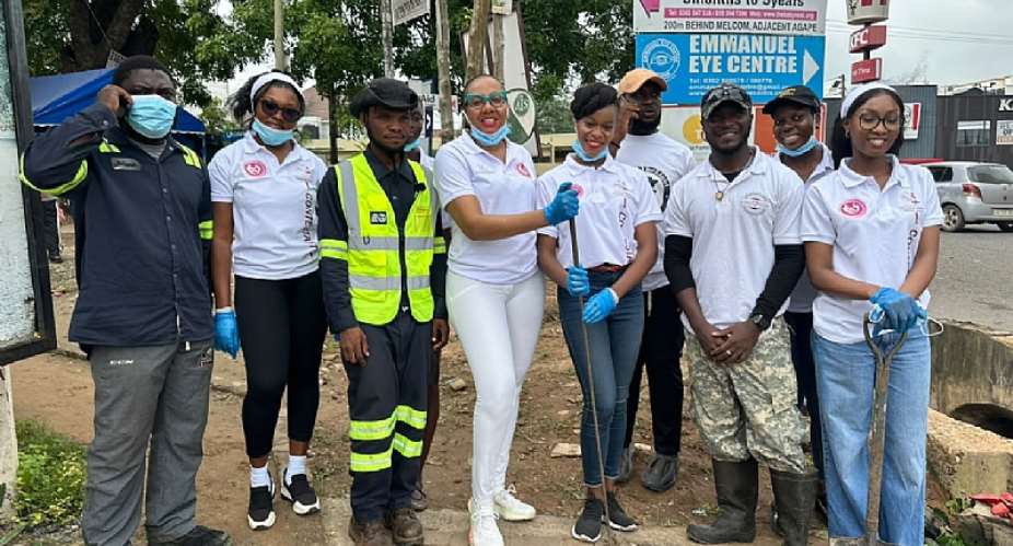 Miss Ghana 2026 contestants join Bus Stop Boys, BOST Energies to support national clean-up exercise