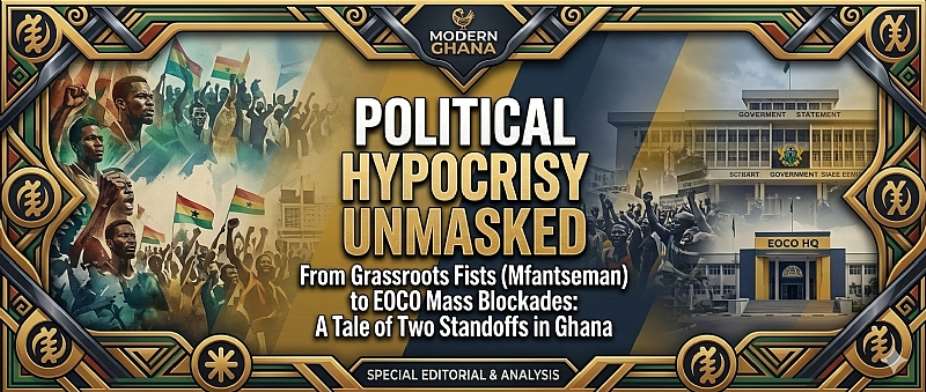 The Anatomy of Political Hypocrisy: How the NPP’s Double Standards Cripple Ghana’s Rule of Law