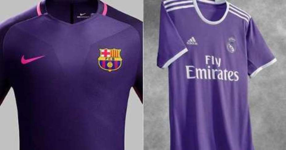 Real Madrid  Barcelona: Spanish giants reveal away kits for 201617 season