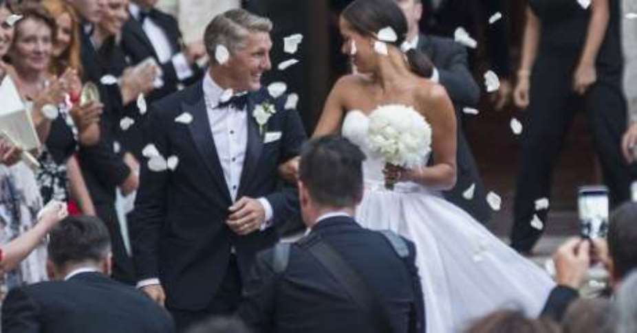 Bastian Schweinsteiger: Manchester United star has a two weddings in two days