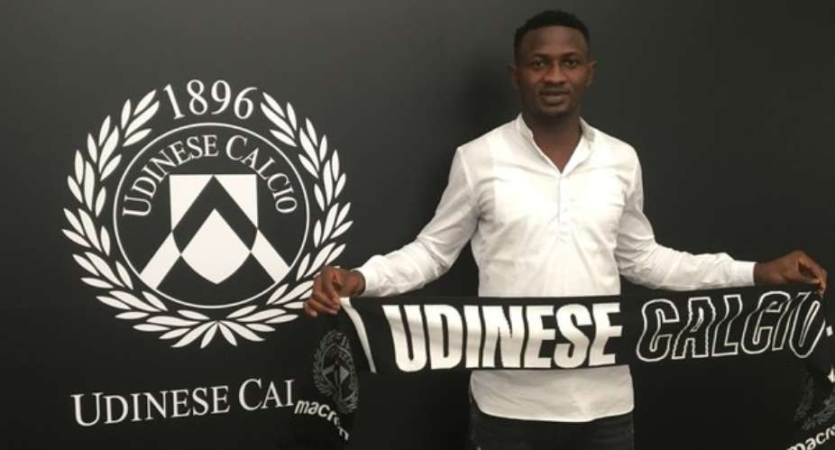 Nicholas Opoku Named In Udinese Squad For Preseason Game Against FVG Representative, Agyemang Badu Omitted
