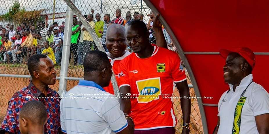 Asante Kotoko New Signing George Abege Arrives At Training Grounds PHOTOS