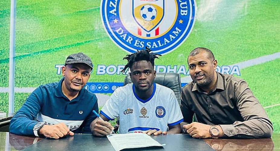 Tanzanian club Azam FC seals deal to sign Ghanaian midfielder James Akaminko
