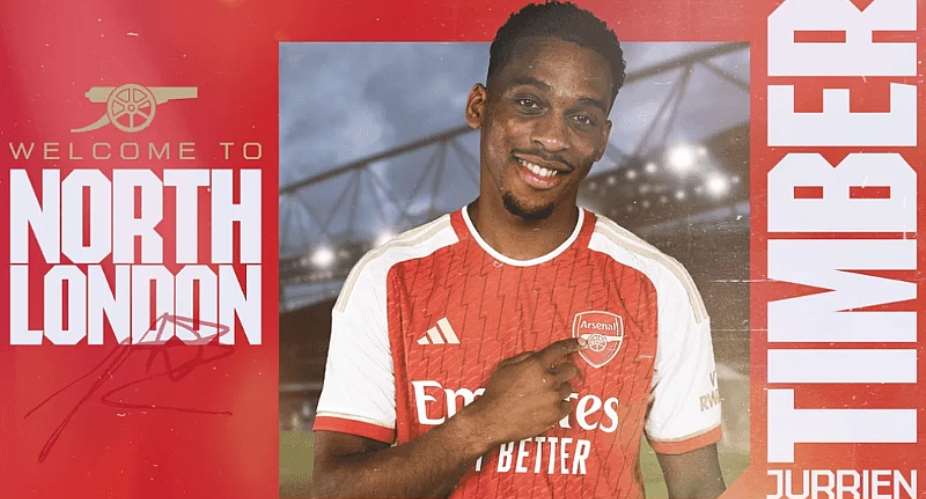Arsenal sign Netherlands defender Jurrien Timber from Ajax