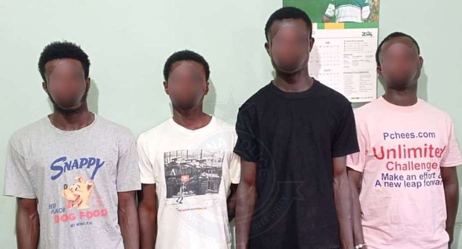 Police grab four persons claiming to be armed robbers in viral video