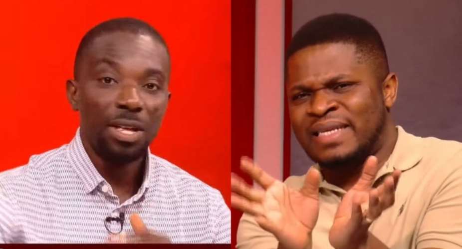 Dennis Aboagye left and Sammy Gyamfi