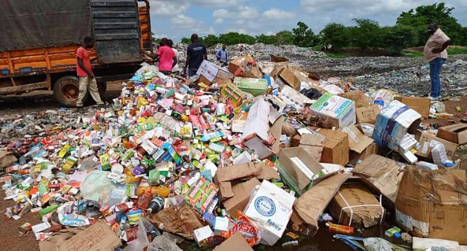 Expired ‘Free SHS’ Mackerel, other products destroyed by FDA