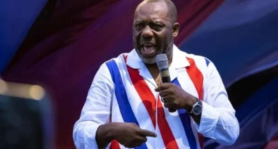 NAPO during his unveiling as Bawumias running mate in Kumasi