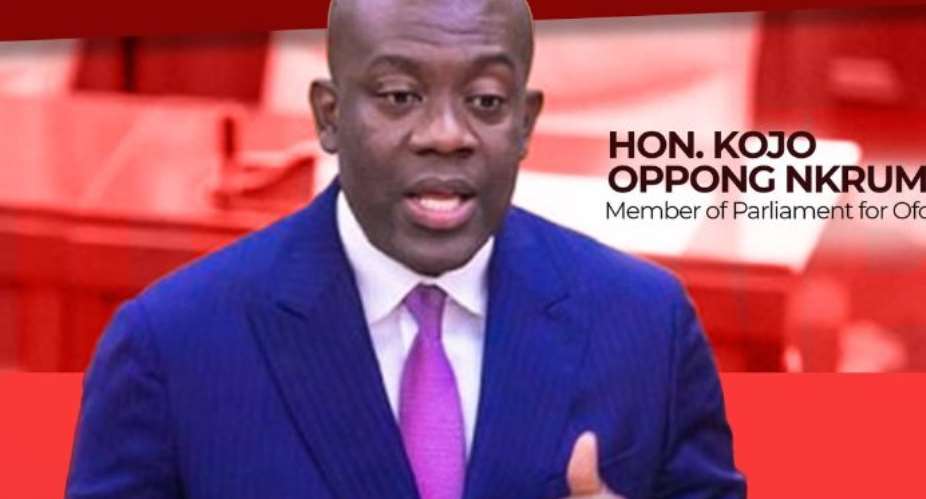 Ranking Member of Parliaments Economy and Development Committee, Kojo Oppong Nkrumah