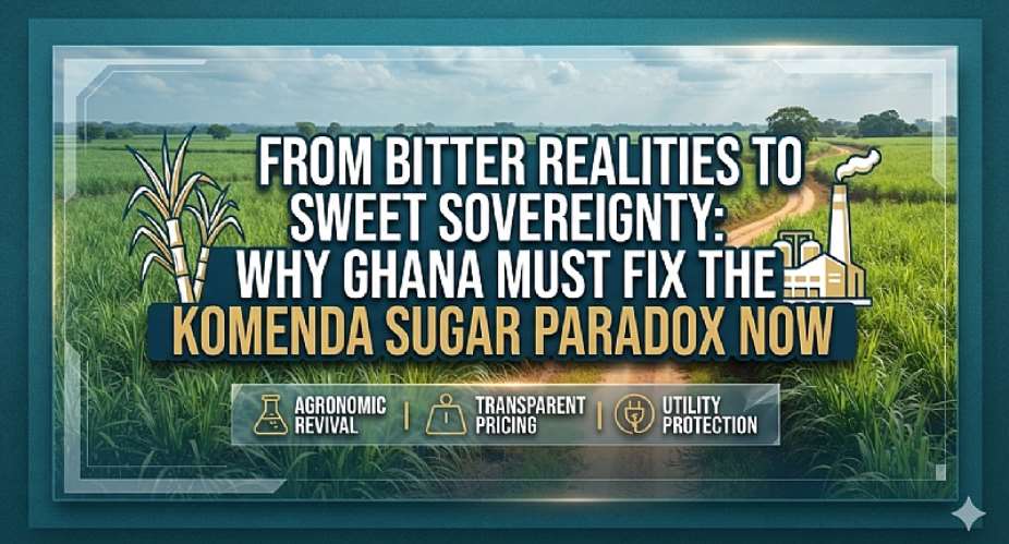 From Bitter Realities to Sweet Sovereignty: Why Ghana Must Fix the Komenda Sugar Paradox Now