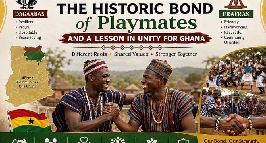 While the Dagaaba-Frafra playmate tradition is widely recognized in northern Ghana through oral history and cultural practice, there is no single definitive historical account explaining its exact origin. Different traditional authorities and communities preserve varying versions of how the relationship began, so it is best presented as a respected oral tradition rather than as a documented historical event.
