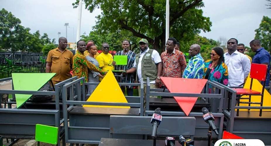 AMA boosts learning environment in public schools with distribution of desks