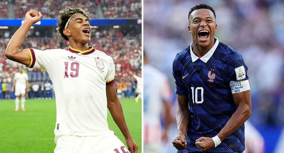 Getty ImagesImage caption: Both Lamine Yamal and Mbappe are looking to win a major tournament for the second time in their careers