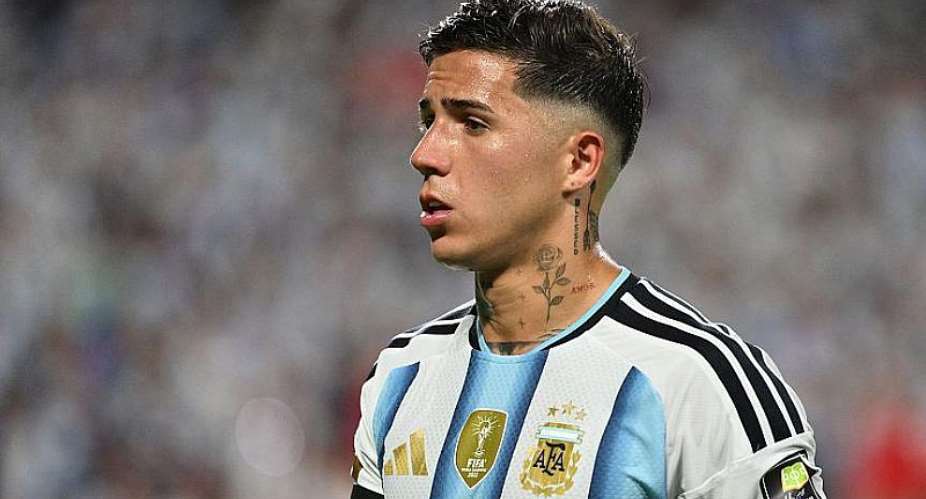 Getty ImagesImage caption: Enzo Fernandez is on international duty with Argentina at the World Cup