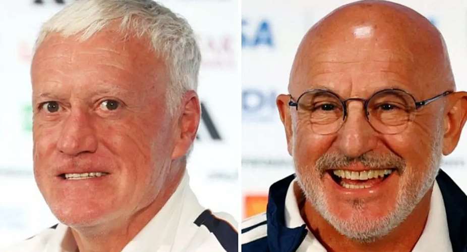 Getty ImagesImage caption: Didier Deschamps France (2) and Luis de la Fuentes Spain (1) have won the World Cup three times between them