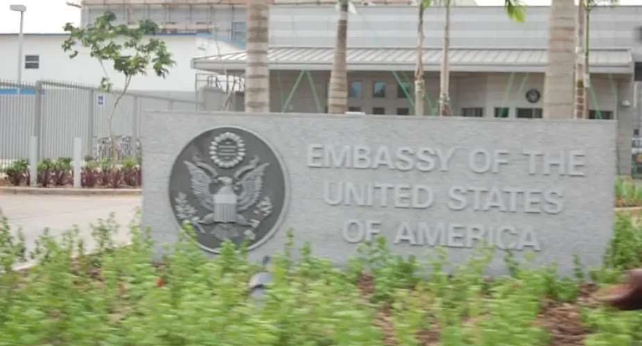 U.S. Embassy in Accra to suspend passport and visaservices for maintenance