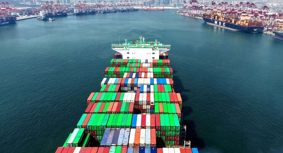 Chinas surging exports have helped offset weak domestic consumption, but its economic growth is still in dire straits. -  CN-STR via AFP