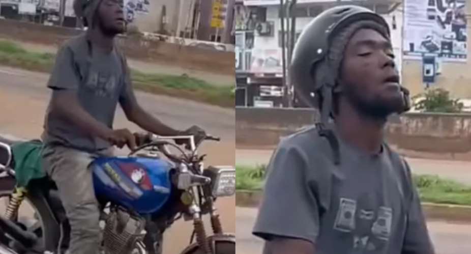 Suspected drug-impaired motorbike rider found motionless in middle of road