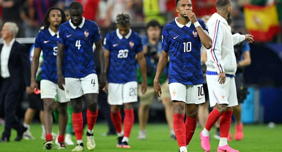 Spain ended Frances dream of a third World Cup triumph at the Dallas Stadium on Tuesday. -  Shaun Botterill, Getty Images via AFP