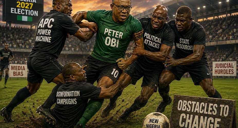 In Nigerian Politics, Peter Obi Is Playing Like The Striker Every Defender Fears