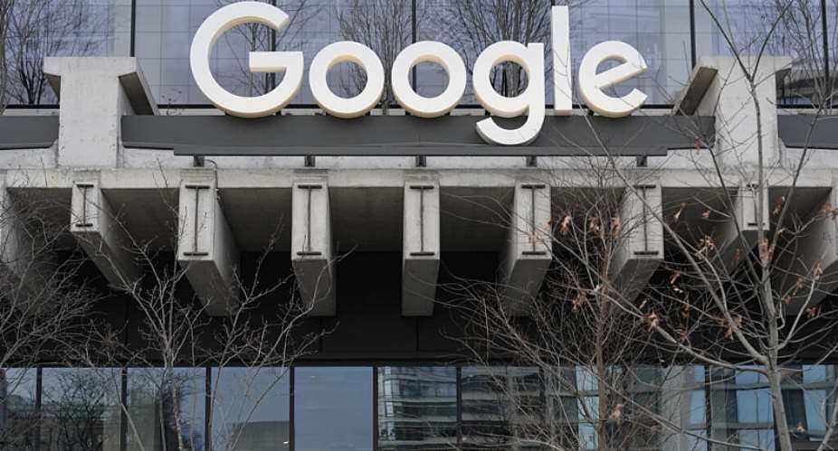 People arrive to the recently opened Google building in New York on February 26, 2024. -  Seth Wenig, AP
