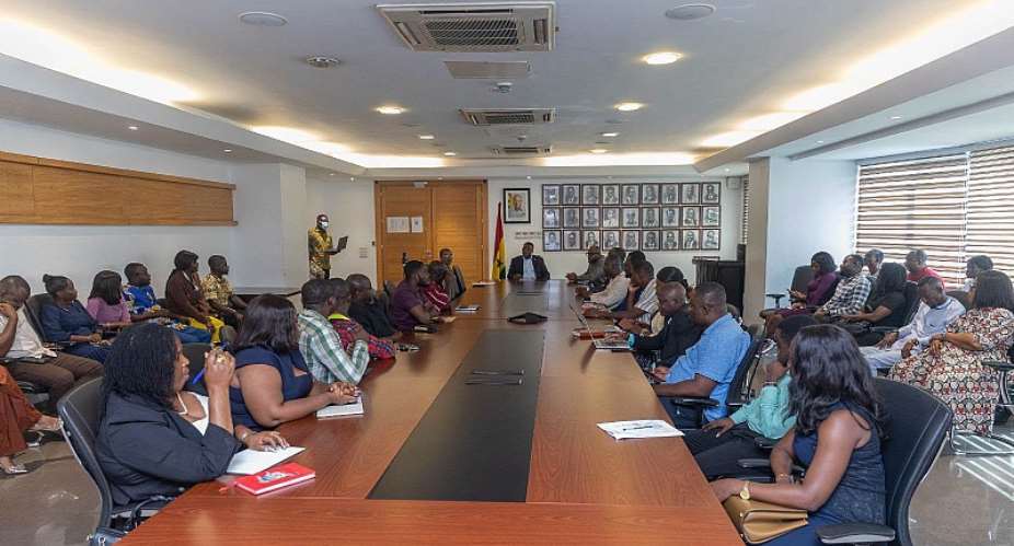 Sam George reassures Ghana Digital Centres staff of job security