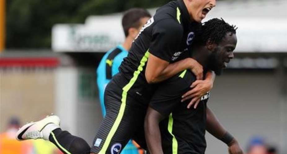 Ghanaian attacker Elvis Manu on target for English side Brighton in pre-season win
