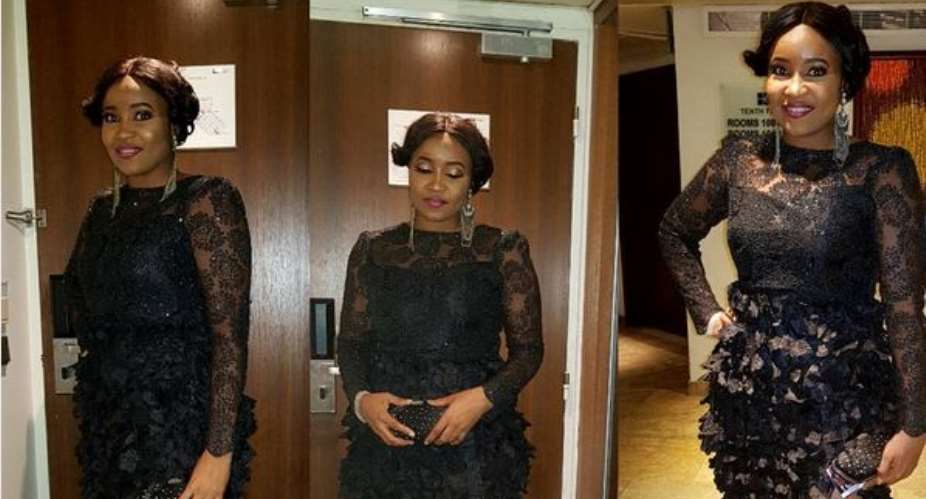 Actress, Doris Simeon Looking Gorgeous in her outfit at AMAA 2017