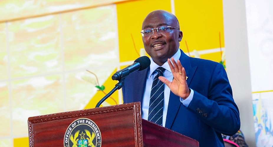 We're working on developing a credit system in Ghana with credit scoring by the credit reference agencies — Bawumia