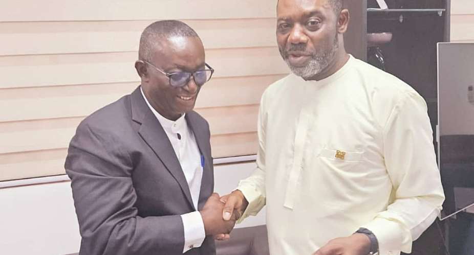 Appiah Kubi visits NAPO, smoke peace pipe