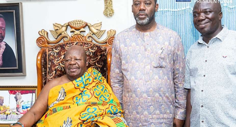 I endorse Bawumias vision to integrate chieftaincy and governance - Konor of Manya Krobo tells Napo