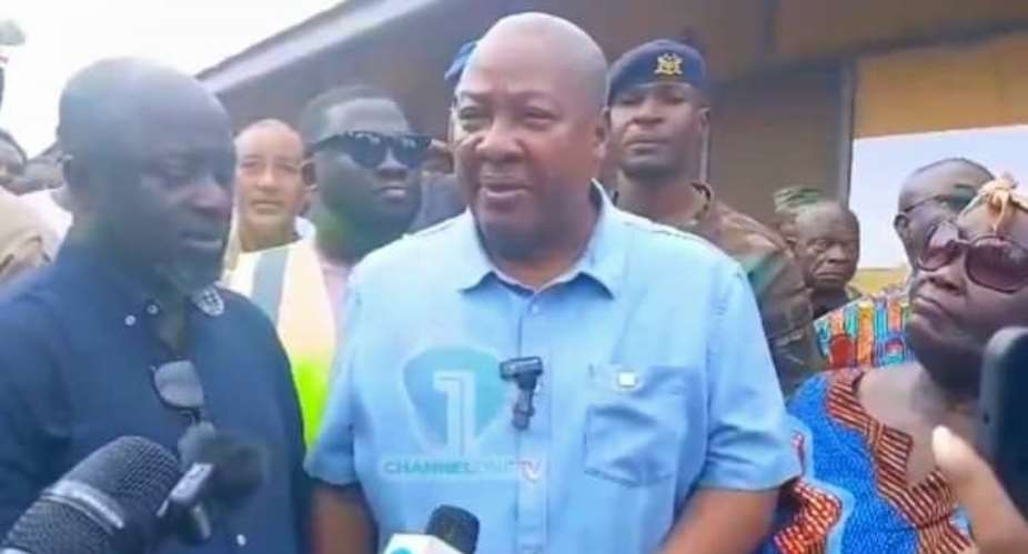Kumasi: President Mahama pledges completion of Krofrom Market by 2026