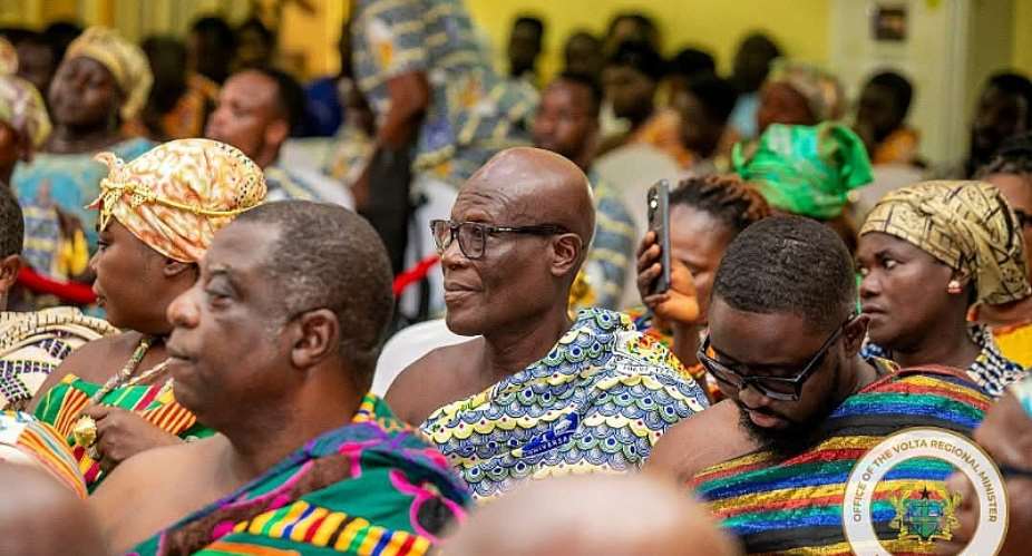Chiefs sitted at the launch of the 2025 Asogli Yam Festival