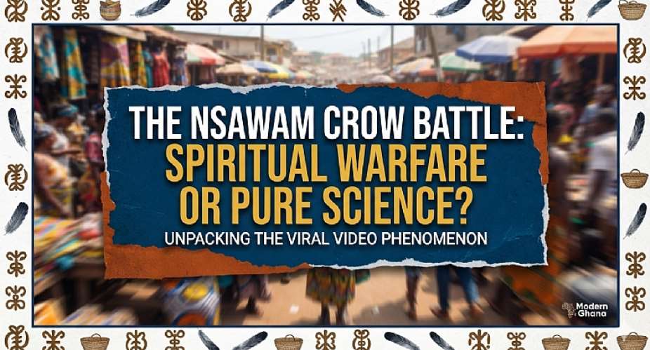Beyond the Spiritual Veil: The Scientific Reality Behind Pastor Nhyira’s ‘Crow Battle’ at Nsawam Market