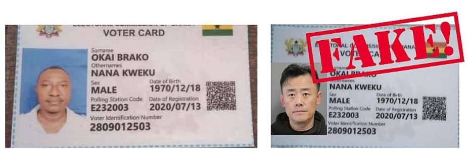 Asian Man Fake Voters ID Photoshopped – EC