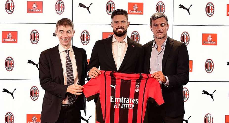 AC Milan confirm signing of Olivier Giroud from Chelsea