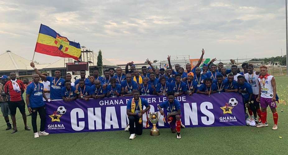 Hearts of Oak crowned Champions of 20/21 Ghana Premier League season