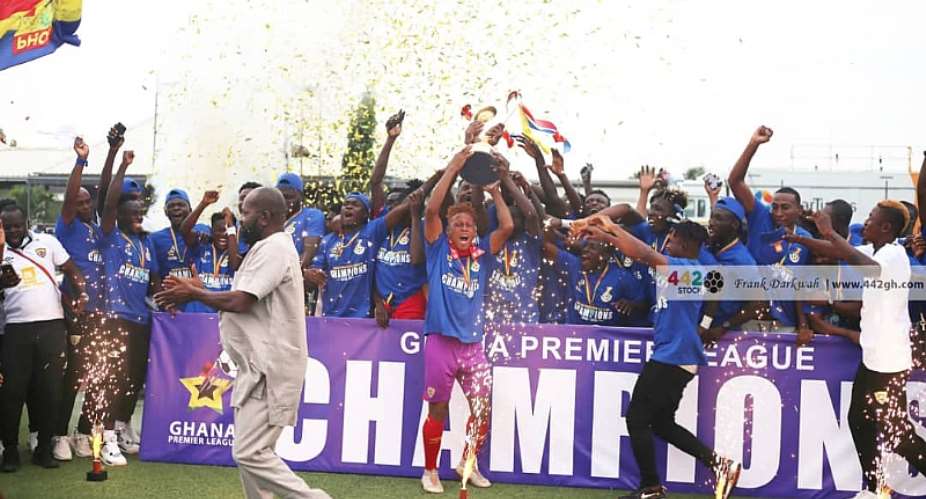 Hearts of Oak crowned 202021 Ghana Premier League champions Photos