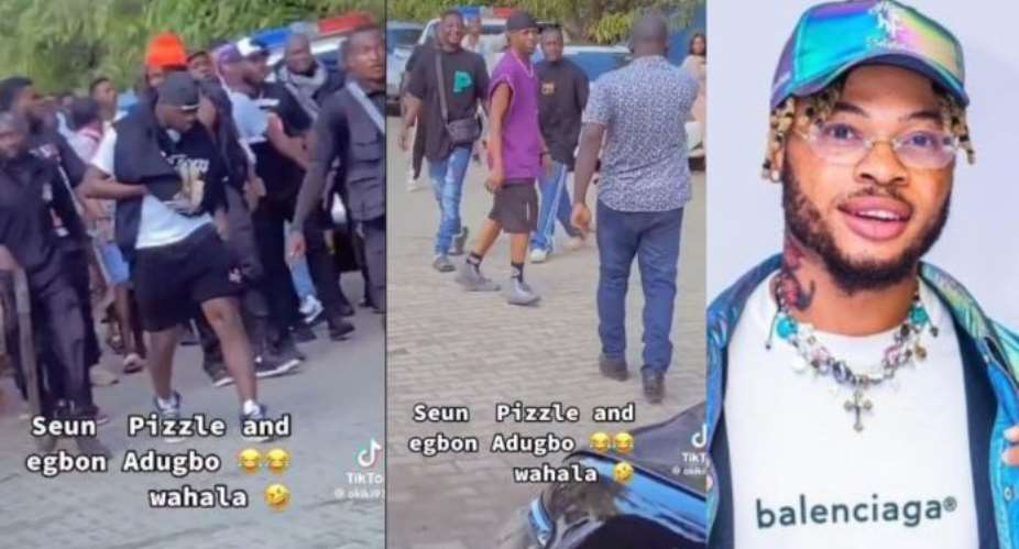 At Lasu, Footage Exposes Celebrity Blogger Holding Object Like A Gun