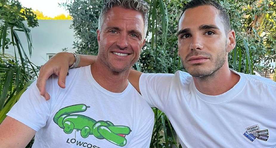 Ralf Schumacher with his partner tienne