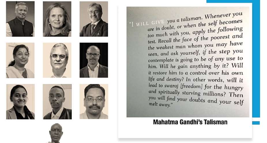 Putting people first means following Gandhis Talisman