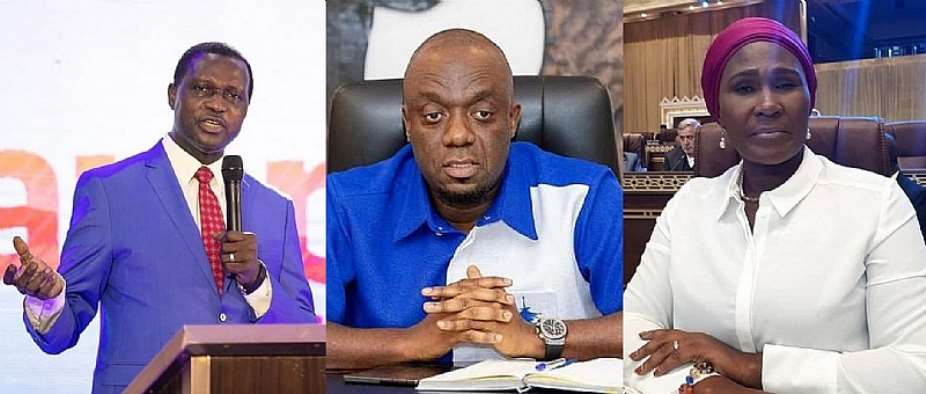 Dr. Yaw Osei Adutwum, Justin Frimpong Kodua and Nana Akua Owusu-Afriyie