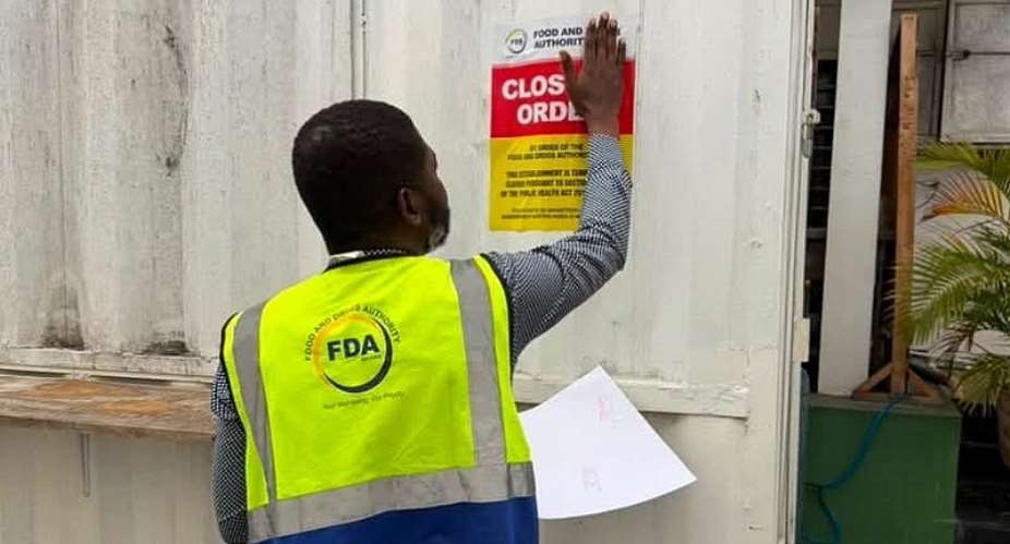Food safety crackdown: FDA closes several eateries on Osu Oxford Street without hygiene permit