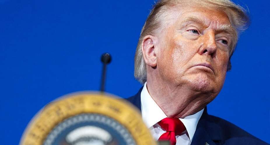 President Donald Trump speaks during a roundtable at the Pennsylvania Defense and Innovation Summit, July 15, 2026. -  Julia Demaree Nikhinson, AP