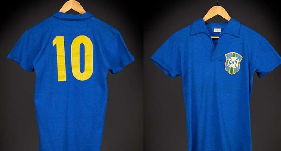 Sothebys The Beautiful Game AuctionImage caption: Sothebys The Beautiful Game Auction in New York sold a number of football memorabilia items